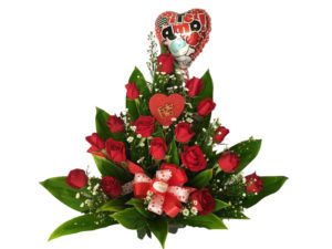arreglo de rosas
