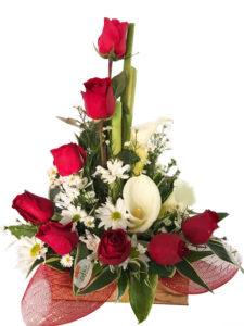 arreglo de rosas