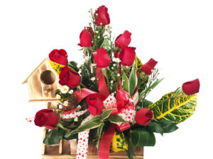 arreglo de rosas
