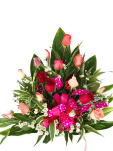 arreglo de rosas