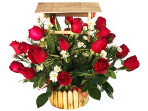 arreglo de rosas