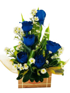 rosas azules