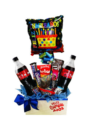 #65B - Caja con Gaseosa y Chocolates
